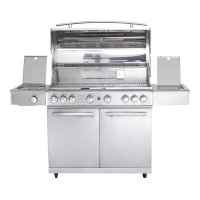 Allgrill Topline SET Volledelstahl Gasgrill CHEF XL inkl. Wetterschutzhülle