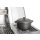 Allgrill® Topline SET Volledelstahl Gasgrill "CHEF XL" inkl. Gussgrillplatte und Wetterschutzhülle
