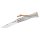 Opinel Taschenmesser Nr. 6 COLORAMA ART DECO  hellgrauer Buchenholzgriff, Virobloc, Lederkordel