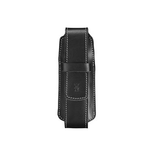 Opinel Taschenmesser-Etui BLACK CHIC, Leder, Gürtelschlaufe, Steckverschluss, passend für Opinel No. 08, Slim No. 10,