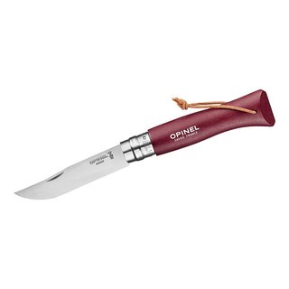 Opinel Taschenmesser Nr. 8 Colorama Earth Burgund