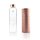 Equa Mismatch Bronze Trinkflasche aus Glas 750 ml mit Kunstlederhülle und Metalltragegriff