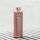 Equa Mismatch Bronze Trinkflasche aus Glas 750 ml mit Kunstlederhülle und Metalltragegriff
