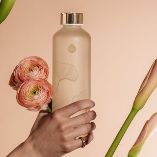 Equa Mismatch Silk Edition Trinkflasche aus Glas matt 750 ml