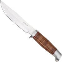 Haller Outdoormesser Ledergriff