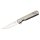Herbertz Einhandmesser, Stahl AISI 440, Flipper, Frame Lock, kugelgelagerte Klinge, Titanheft