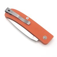 Manly Wasp Orange CPM-S-90V Taschenmesser Slipjoint