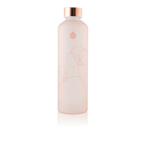 Equa Mismatch Bloom Trinkflasche aus Glas matt 750 ml