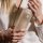 Equa Mismatch Ginko Trinkflasche aus Glas matt 750 ml