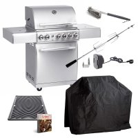 Allgrill DE-LUXE Top-Line Gasgrill Chef M - Set mit...