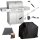 Allgrill DE-LUXE Topline Gasgrill CHEF L - Set mit Grillspieß, Grillplatte, Wetterschutzhülle, Grillbürste
