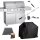 Allgrill DE-LUXE Topline SET Volledelstahl Gasgrill CHEF XL mit Grillspieß, Grillplatte, Wetterschutzhülle, Grillbürste