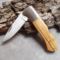 Haller Taschenmesser mit Olivenholzgriff