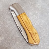 Haller Taschenmesser mit Olivenholzgriff