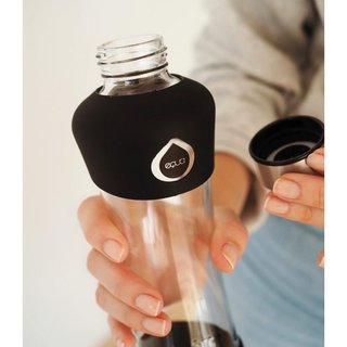 Equa Active Black Trinkflasche aus Glas 550ml