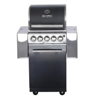 Allgrill De-Luxe Top-Line Gasgrill Chef S Black Volledelstahl mit Airsystem