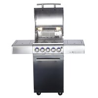 Allgrill De-Luxe Top-Line Gasgrill Chef S Black Volledelstahl mit Airsystem