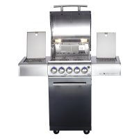Allgrill De-Luxe Top-Line Gasgrill Chef S Black Volledelstahl mit Airsystem