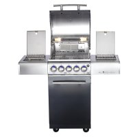 Allgrill De-Luxe Top-Line Gasgrill Chef S Black Volledelstahl mit Airsystem