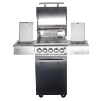 Allgrill De-Luxe Top-Line Gasgrill Chef S Black Volledelstahl mit Airsystem