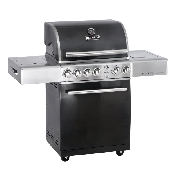 Allgrill De-Luxe Top-Line Gasgrill Chef M Black Volledelstahl mit Airsystem