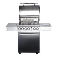 Allgrill De-Luxe Top-Line Gasgrill Chef M Black Volledelstahl mit Airsystem