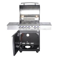 Allgrill De-Luxe Top-Line Gasgrill Chef M Black Volledelstahl mit Airsystem