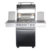 Allgrill De-Luxe Top-Line Gasgrill Chef M Black Volledelstahl mit Airsystem