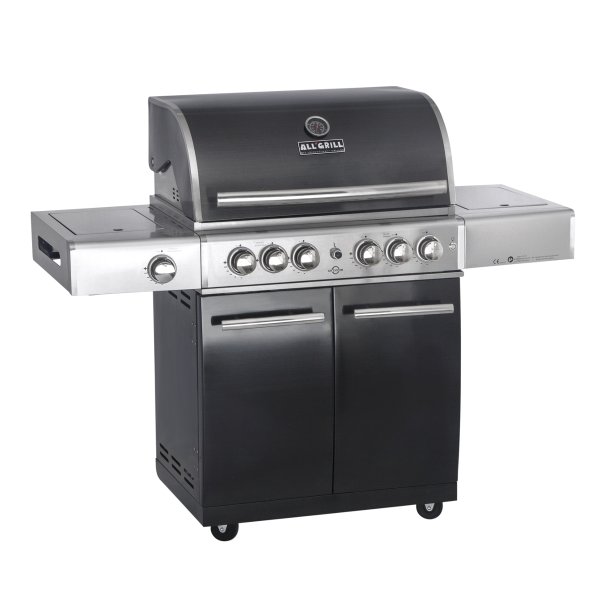 Allgrill De-Luxe Top-Line Gasgrill CHEF L Black Volledelstahl mit Airsystem