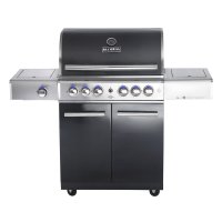 Allgrill De-Luxe Top-Line Gasgrill CHEF L Black Volledelstahl mit Airsystem