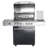 Allgrill De-Luxe Top-Line Gasgrill CHEF L Black Volledelstahl mit Airsystem