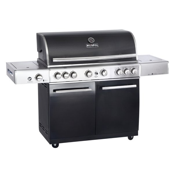 Allgrill De-Luxe Top-Line Gasgrill CHEF XL Black Volledelstahl mit Airsystem