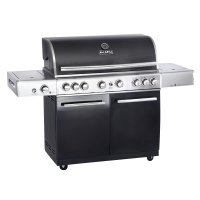 Allgrill De-Luxe Top-Line Gasgrill CHEF XL Black Volledelstahl mit Airsystem
