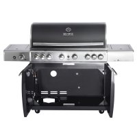 Allgrill De-Luxe Top-Line Gasgrill CHEF XL Black Volledelstahl mit Airsystem