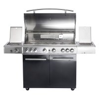 Allgrill De-Luxe Top-Line Gasgrill CHEF XL Black Volledelstahl mit Airsystem