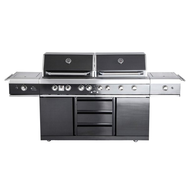 Allgrill Gasgrill Extrem light Black Volledelstahl Airsystem