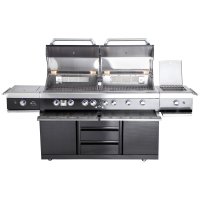 Allgrill Gasgrill Extrem light Black Volledelstahl Airsystem