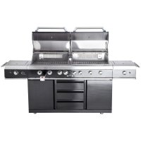 Allgrill Gasgrill Extrem light Black Volledelstahl Airsystem