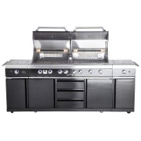 Allgrill Gasgrill Extrem Black Volledelstahl Airsystem