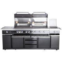 Allgrill Gasgrill Extrem Black Volledelstahl Airsystem