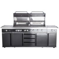 Allgrill Gasgrill Extrem Black Volledelstahl Airsystem