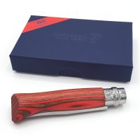 Opinel Taschenmesser Nr. 8 laminierte Birke rot