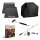 Allgrill Top-Line Gasgrill Chef S Black - Set mit Grillspieß, Grillplatte, Wetterschutzhülle, Grillbürste
