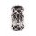 Bartperle und Lockenperle mit Spirale & Rauten aus Silber