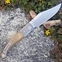 Lion Steel Gitano Micarta Taschenmesser Slipjoint Titangriff