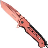Haller Taschenmesser rot Liner Lock Clip