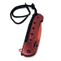 Haller Taschenmesser rot Liner Lock Clip