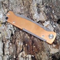 Böker Plus Atlas Copper Taschenmesser Kupfer Slipjoint Clip