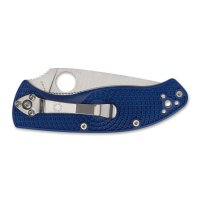 Spyderco Tenacious  C122PBL Blue EDC Einhandmesser...