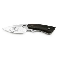 PUMA IP wildboar II Ebenholz Jagdmesser mit Lederscheide
